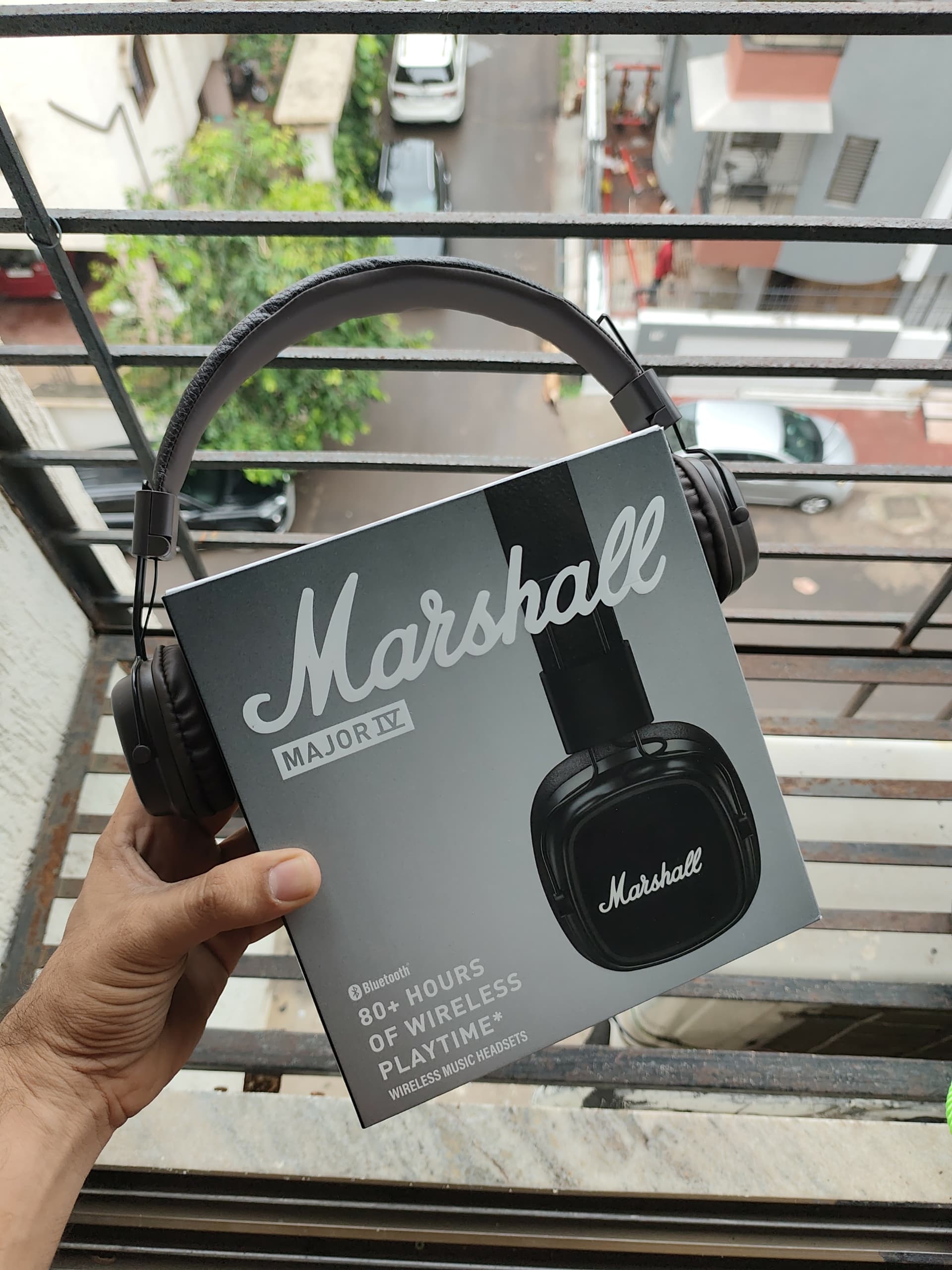 Marshall-Style Major IV Wireless Headphones – 360° Sound Bass Edition